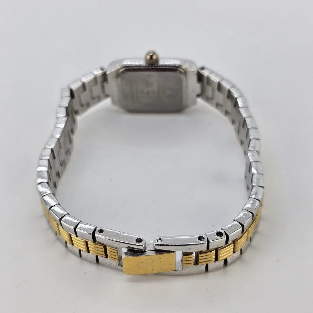 Liz Clairborne Women's Analog Watch 16MM Gray Dial Two Tone Bands 6